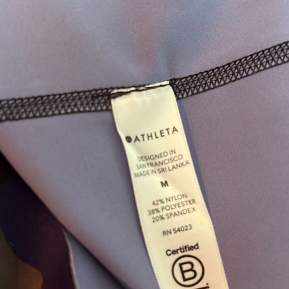 Athleta Pinnacle Sweatshirt Pullover Hoodie in Mantra Print M - Picture 6 of 7